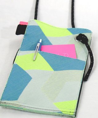 POLS FLATスマホショルダー ブルー