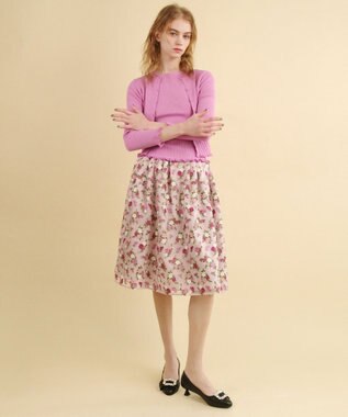 TOCCA 【消臭・洗える】【MY ONLY COLLECTION】OVERNIGHT SENSATION スカート ピンク系