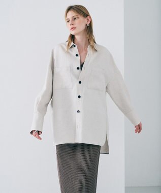 uncrave リヨセルライトリネン BIGシャツ