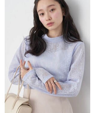 earth music&ecology フラワーシアープルオーバー Sax