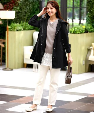 Tiaclasse 【安田美沙子さん着用・選べる裾】 レイヤードヘムカットソーTシャツ オフ×オフ裾シャツ