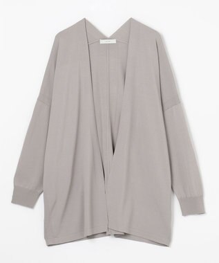 ANY L 【接触冷感/UVケア/アンチピリング】ニットカーディガン グレー