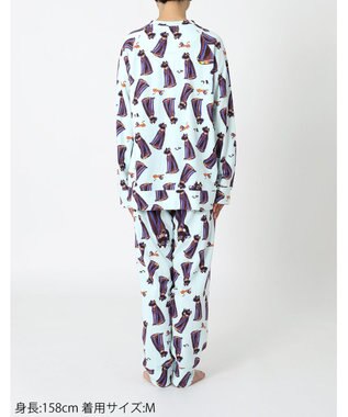 tsumori chisato SLEEP ツモリチサト パジャマ 長袖 長ズボン ミニ裏毛素材 レディース UDX572 /ワコール ブルー