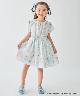 ANY KIDS 【サンリオキャラクターズ×ANY KIDS】2WAY ファンシーワンピース シナモロール×サックスブルー