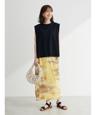 Green Parks ・ｎｏｖｅｍ　９　タイダイメロースカート Yellow