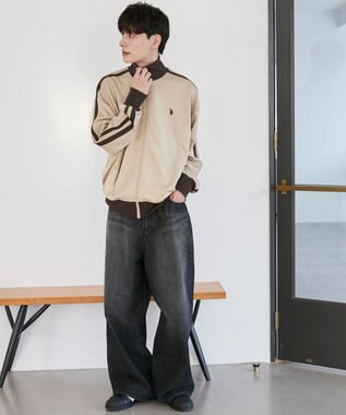 WEGO 【ユニセックス着用ITEM/追加カラー】U.S. POLO ASSN.ライントラックジャケット ベージュ