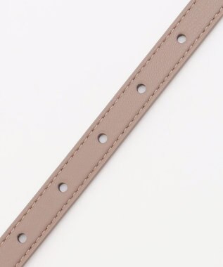 ANY 【WEB限定】リバーシブルメタルベルト グレー×ベージュ