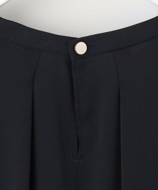 ANY SIS 【洗える】フロントタック ワンピース ネイビー