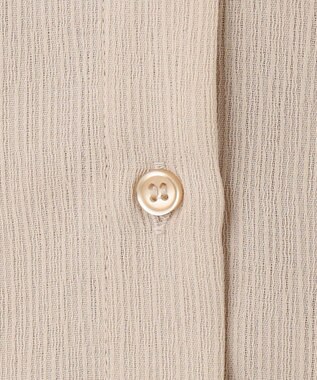 SHARE PARK LADIES 【2WAY】オーバーサイズ楊柳シャツ ライトグレー系