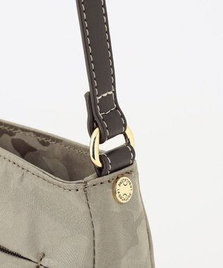 LA BAGAGERIE シャドージャカード ショルダーバッグ グレージュ