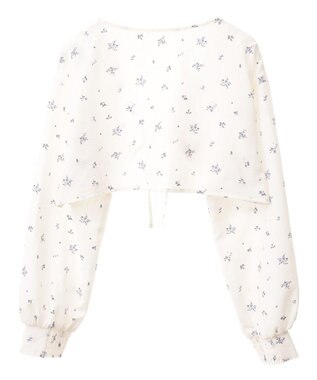 earth music&ecology ティアードアンサンブルブラウス Ivory