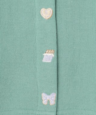 ANY KIDS スイーツ スナップボタン カーディガン ミント