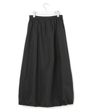 ICB L エステルメモリータフタ バルーンスカート ブラック系