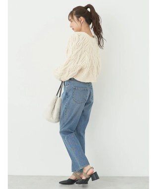 earth music&ecology ｍｉｘケーブルカーディガン Off White