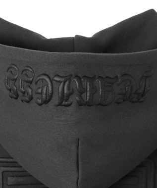 WEGO 【裏起毛/セットアップ対応】グラフィック裏起毛ZIPビッグパーカー グレー