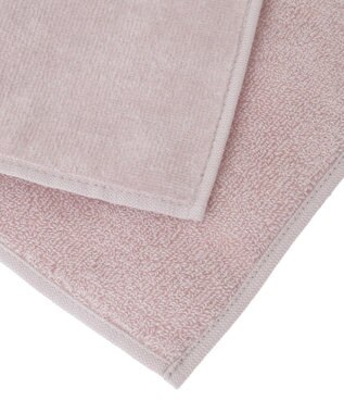 Maison de FLEUR バイカラーリボンタオルハンカチ Pink