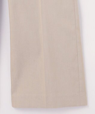 自由区 【接触冷感・UVカット・吸水速乾・洗える】シェルタリングオックスストレート パンツ シャンブレーベージュ