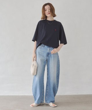 WEGO 【ユニセックス着用ITEM/MLサイズ展開】U.S. POLO ASSN.別注 接触冷感T（SS） ネイビー
