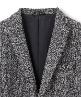 JOSEPH HOMME ライトツイディーブークレ　ジャケット ライトグレー系