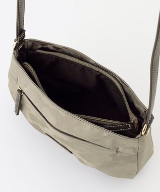 LA BAGAGERIE シャドージャカード ショルダーバッグ グレージュ