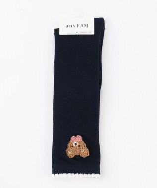 ANY KIDS ハイソックス（アニマル サガラ刺繍）