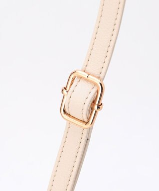 ANY SIS 【2WAY】ベルトアクセントブガッティ バッグ アイボリー