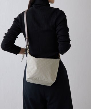 russet シンプルショルダーバッグ (CE-1243) Ecru