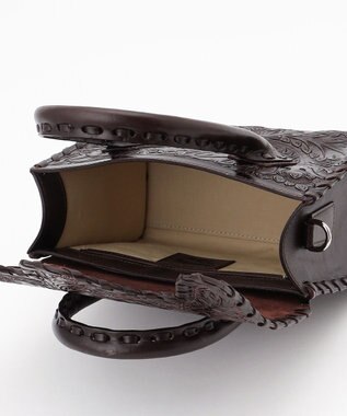 GRACE CONTINENTAL RollingSTHandbag ダークブラウン