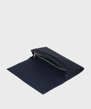 Paul Smith メタルクロップドロゴ 長財布 ネイビー