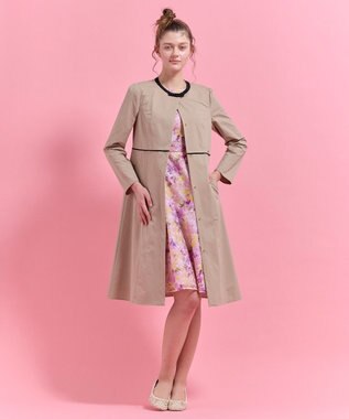 TOCCA BOW MELODY コート ベージュ系