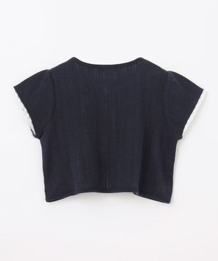 ANY KIDS 半袖 ボレロ ネイビー
