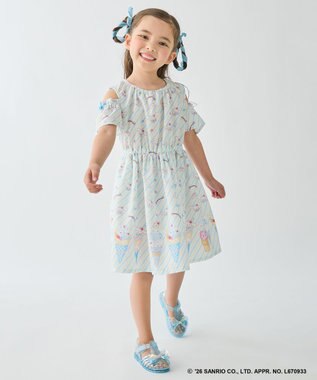ANY KIDS 【サンリオキャラクターズ×ANY KIDS】2WAY ファンシーワンピース シナモロール×サックスブルー