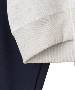 WEGO カレッジロゴラグランジップパーカー ネイビー