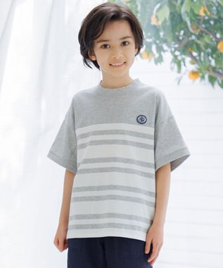 J.PRESS KIDS 【140-170cm】 ボーダービックシルエットＴシャツ