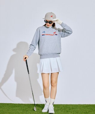PW CIRCULUS 〈Hondaコラボ〉【UNISEX】 スウェット ゴルフ グレー系