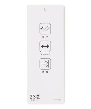 23区GOLF 【MEN】【撥水/防風/ストレッチ】悪天候の日にも活躍するストレッチ性抜群のエアリージャージーブルゾン ネイビー系