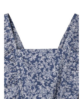 earth music&ecology 隠れウサギ柄ビスチェ Navy