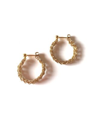 CASUMINO hoop S イヤリング gold
