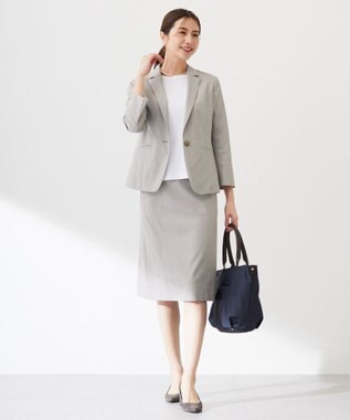 J.PRESS LADIES 淡水パール デザイン ネックレス ホワイト系