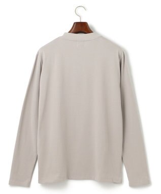 J.PRESS MEN オンでもオフでも品よく快適に【UVカット / 接触冷感 / 吸水速乾】【J.PRESS PREMIUM JERSEY】無地 ロングスリーブTシャツ ライトグレー系