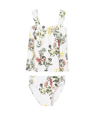 San-ai Resort（三愛水着楽園） タンキニ３点セット　9M・11L【San-ai Resort（サンアイリゾート）】 ホワイト