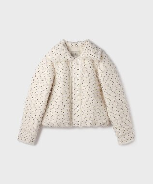 GRACE CONTINENTAL ツイードダウンジャケット キナリ