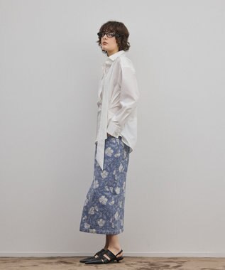 GRACE CONTINENTAL ボウタイマルチwayシャツ ホワイト