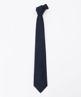 J.PRESS MEN 【KUSKA×J.PRESS ALL HANDMADE GRENADINE COLLECTION】ダークネイビー無地 ネクタイ ネイビー系