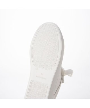 MODE ET JACOMO <carino>【レイン対応】【軽量】リボンスニーカー ホワイト