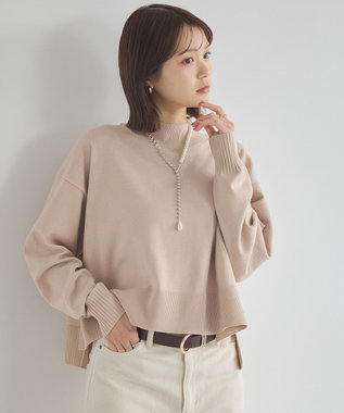 earth music&ecology 【毛玉防止 / 洗濯機洗い可】選べる丈ハイネックニット