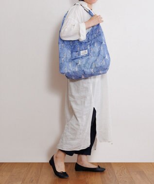 ACE BAGS & LUGGAGE 【折り畳み】 HAyU × ace. マルシェバッグ エコバッグ 猫柄 23L 17871 行進A