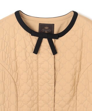 TOCCA 【消臭・洗える】CLOVER CARPET キルト中綿ロングコート ベージュ系
