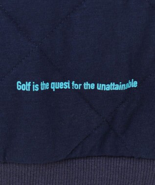 PW CIRCULUS 【裏地付き/防寒】【WOMEN】キルティングスエットプルオーバー ネイビー系