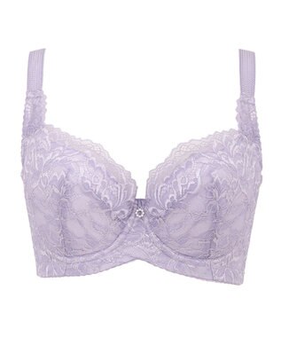 BRADELIS New York 【BRADELIS New York/コンパクト補整】サポートバックラインブラ23S1 グラマーさん向け 脇や背中をスッキリさせる補正ブラ ラベンダー